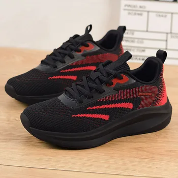 Mens Running Shoes 2025 New Mesh Breathable Lightweight Shock-Absorbing Daily Jogging Outdoor Walking Leisure Sneakers Man 1