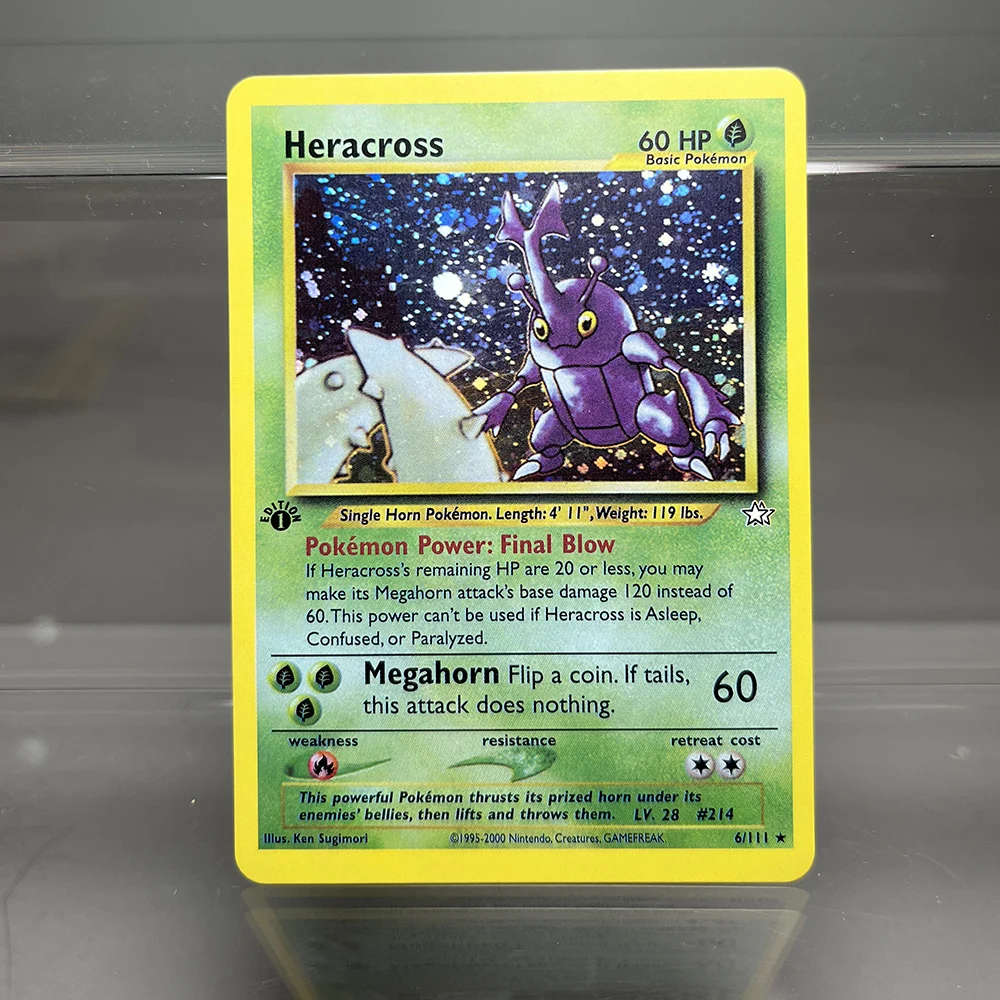 PKM Proxy Cards Classic 1996 1. Auflage Mewtwo Gyarados Alakazam Cards Collection PTCG Neo Genesis Folienkarte – Detail 39