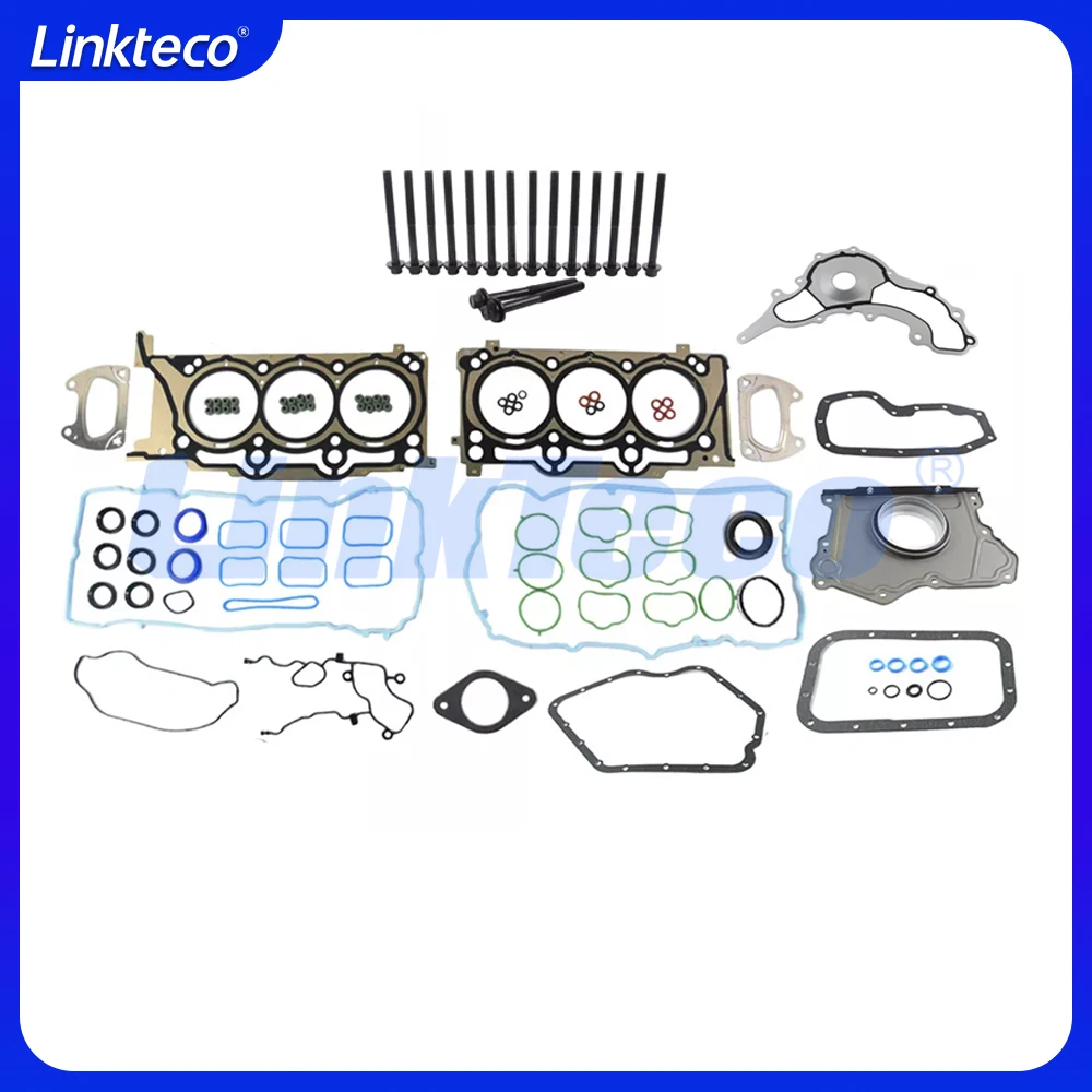 Engine Head Cylinder Full gasket set & Bolt Fit 3.6 T L V6 ERB ERC For 11-20 Chrysler Dodge CHARGER Jeep Ram 1500 3.6L Pentastar