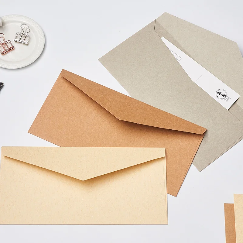 10 Pcs/lot Creative western style Blank vintage business envelope colorful wedding invitation korean stationery briefumschlag
