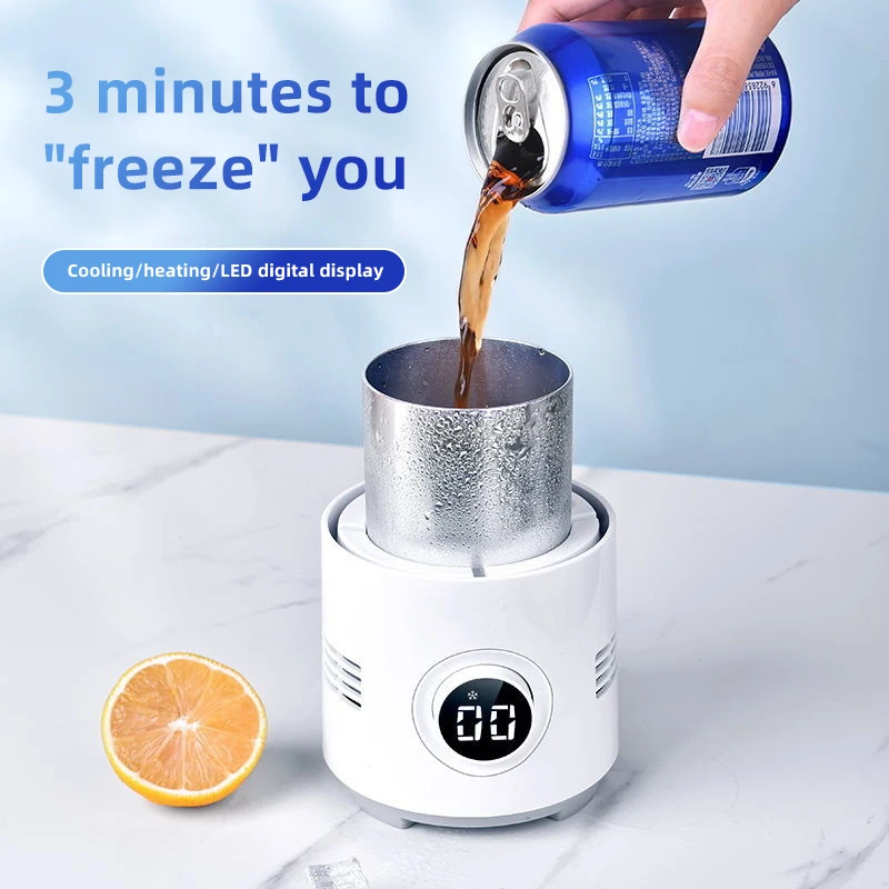 

Fast Cooling Coaster Car Fast Refrigeration Cup Ice Making Office Mini Refrigerator Ice Cooling Cup Household Hot And Cold Cup