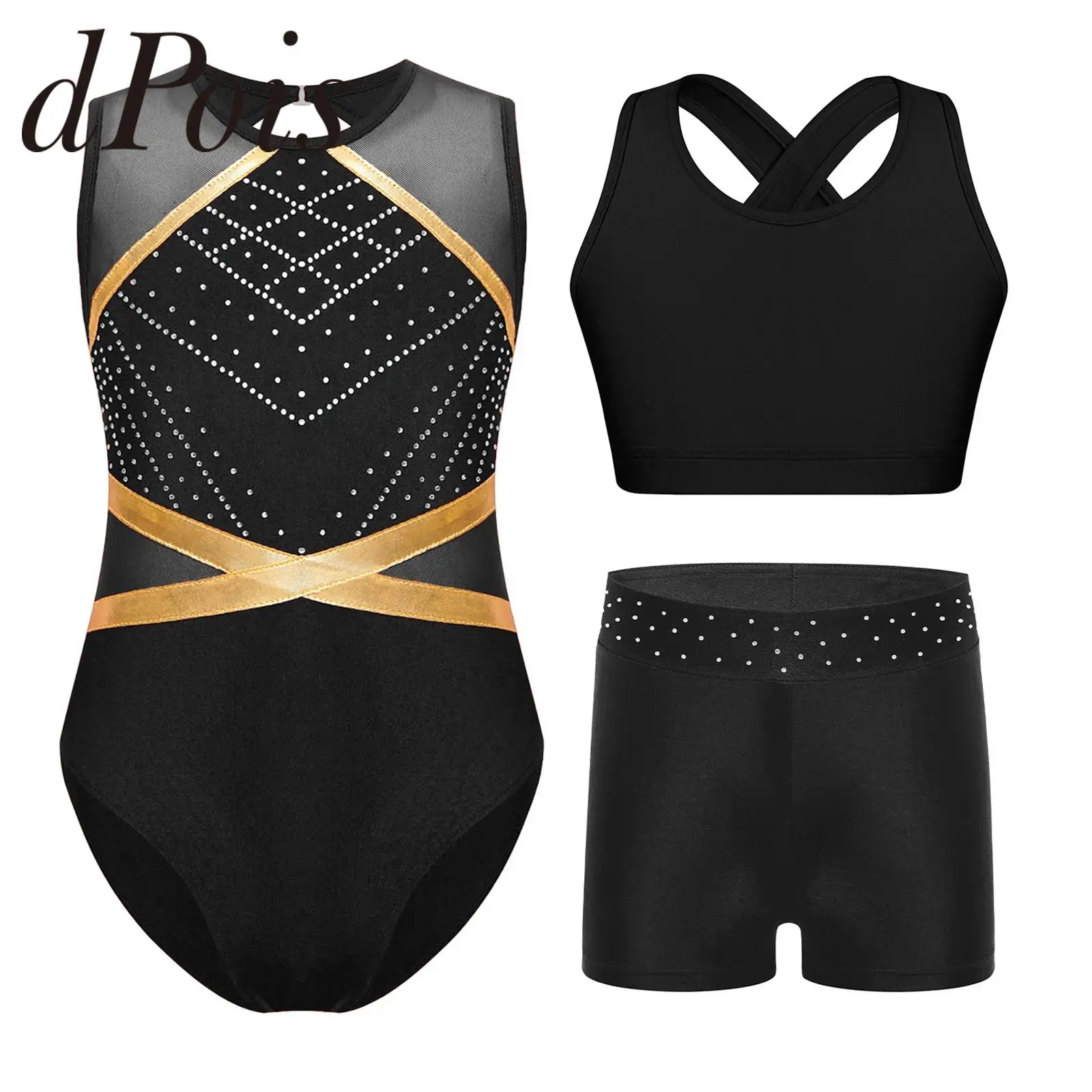 Girls Gymnastics & Ballet Outfit Set 1