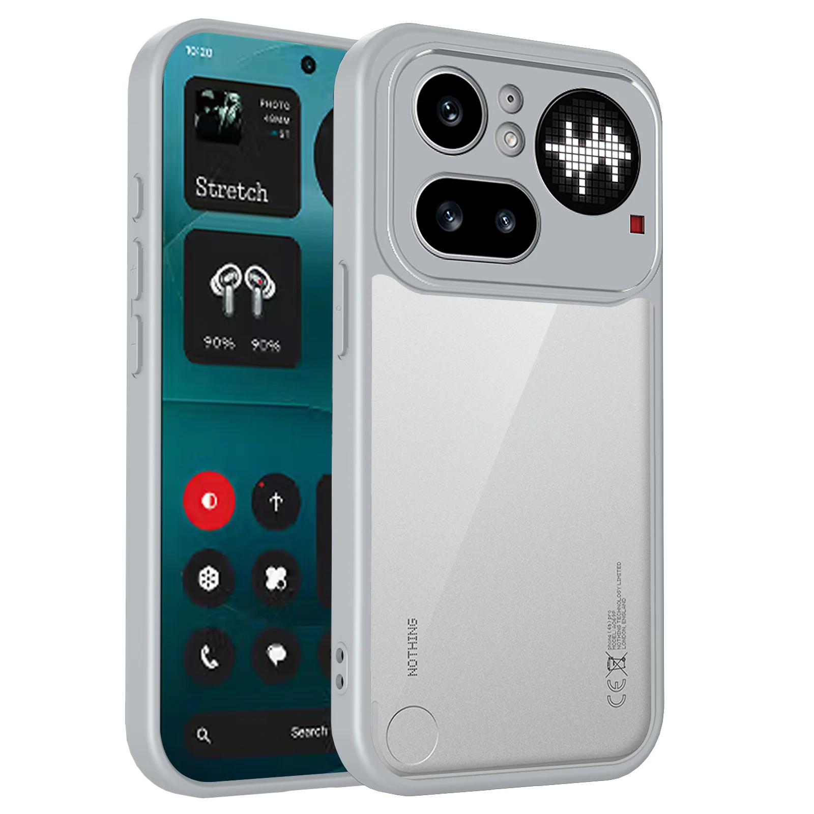Enhanced Transparent Matte Shockproof Case