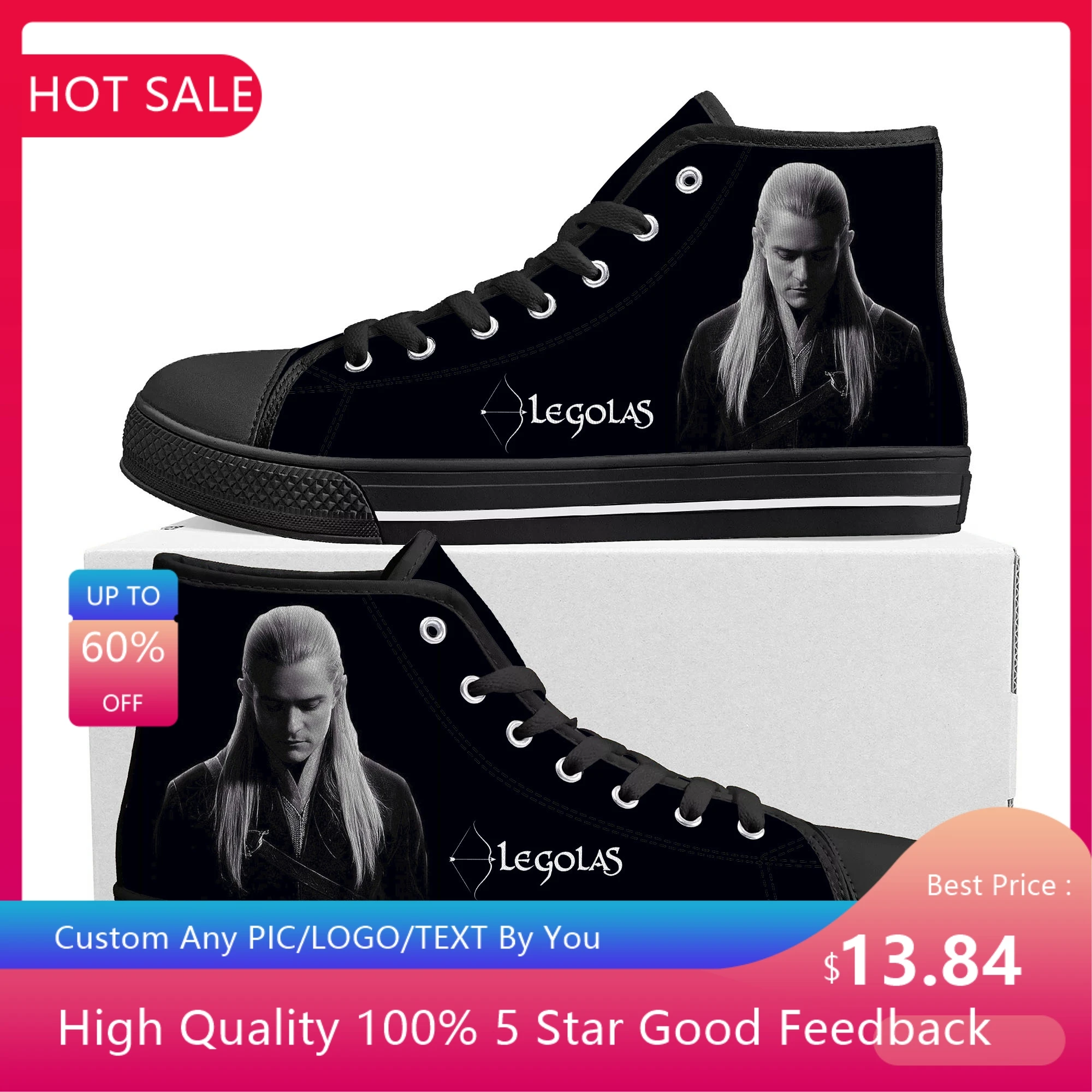 

Высокие кроссовки Legolas для мужчин и женщин, подростковые высококачественные холщовые кроссовки Elf Archer, обувь для пар, повседневная обувь на заказ