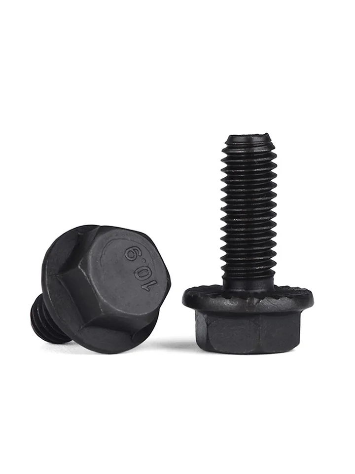 Filo Spinato Zincato Bulloni Testa Esagonale Con Flangia M10 M12 M14 M16 - Acciaio Grado 10.9 Zincato, Per Fissaggi Robusti Bulloni Testa Flangia M10 M12 - Foto 10