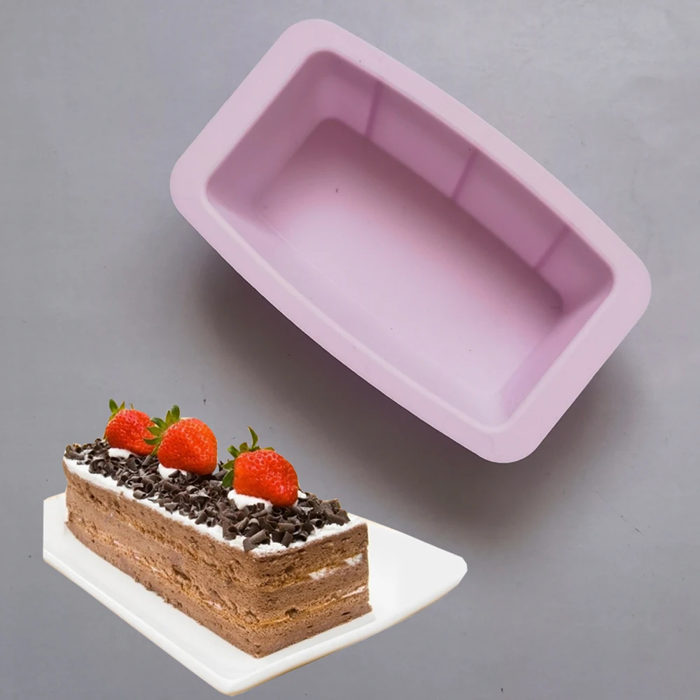 Moldes De Silicona Para Hornear Pan, Pack De 2 Unidades - 25x13.2x7 Cm, Antiadherente, Apto Para Horno Y Microondas