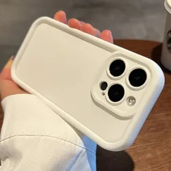 Candy Color Shockproof Soft Silicone Phone Case for Moto Edge 50 Fusion (White)