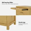 Nightstand with Drawers Set of 2, Wood Nightstand Side Table with Storage and 1 Pull-Out Tray, Farmhouse Nightstands End Table 2