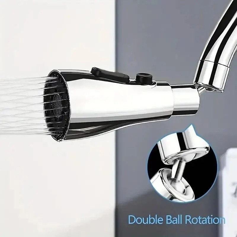 Faucet Extender Metal Alloy Three Modes