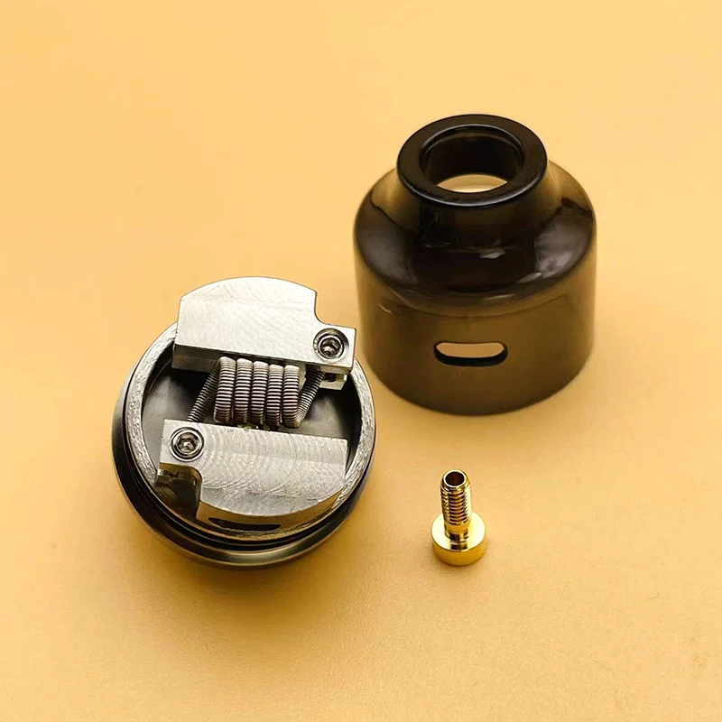 DSX WASP Nano RDA Mini Atomizer 22mm 316ss pojedyncza cewka odbudowywalny zbiornik do e-papierosa z BF Squonk pinem vs Haku Venna RDA