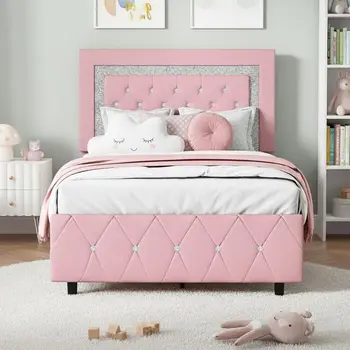 Pink Twin Bed 1