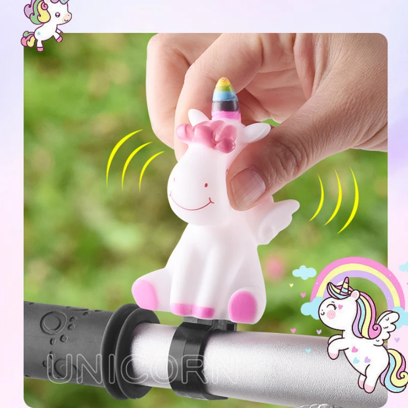 Cartoon Super Loud Air Horn Simple Installation Children's Balance Bicycle Scooter Bell 2.2cm Diameter Handlebar