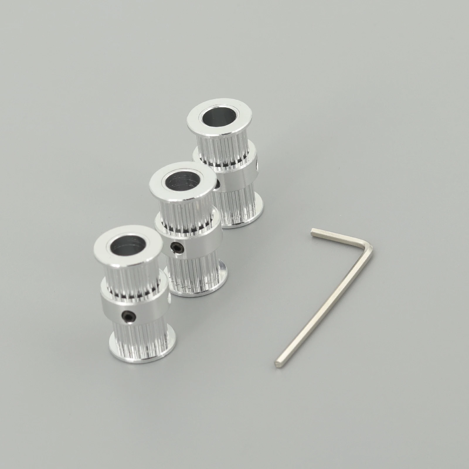 더블 헤드 알루미늄 풀리 보어, 3D 프린터용 타이밍, GT2 2GT 20 톱니, 5mm, 6mm, 6.35mm, 8mm 폭, 6mm