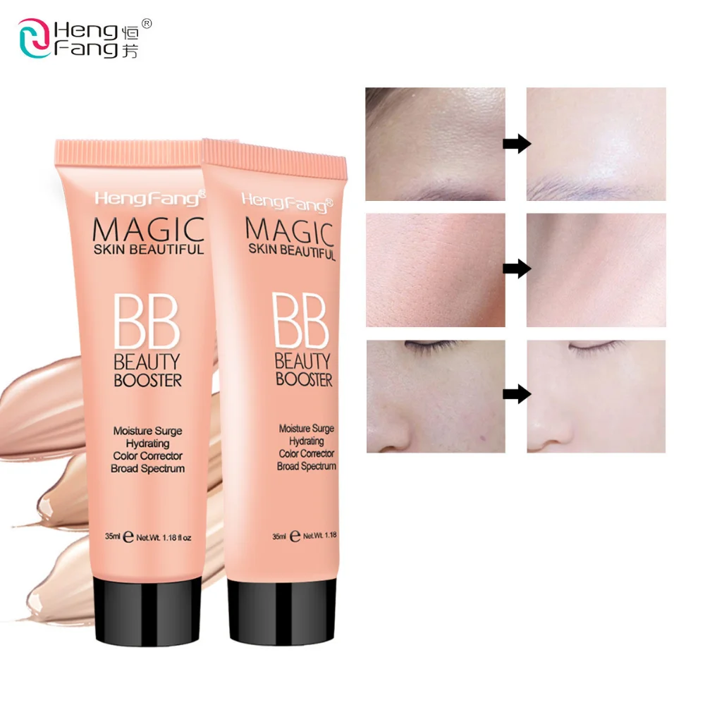 

Natural BB Cream Brighten Liquid Makeup Foundation 35ml Concealer Perfect Skin Color Corrector Long-lasting Makeup Cosmetics