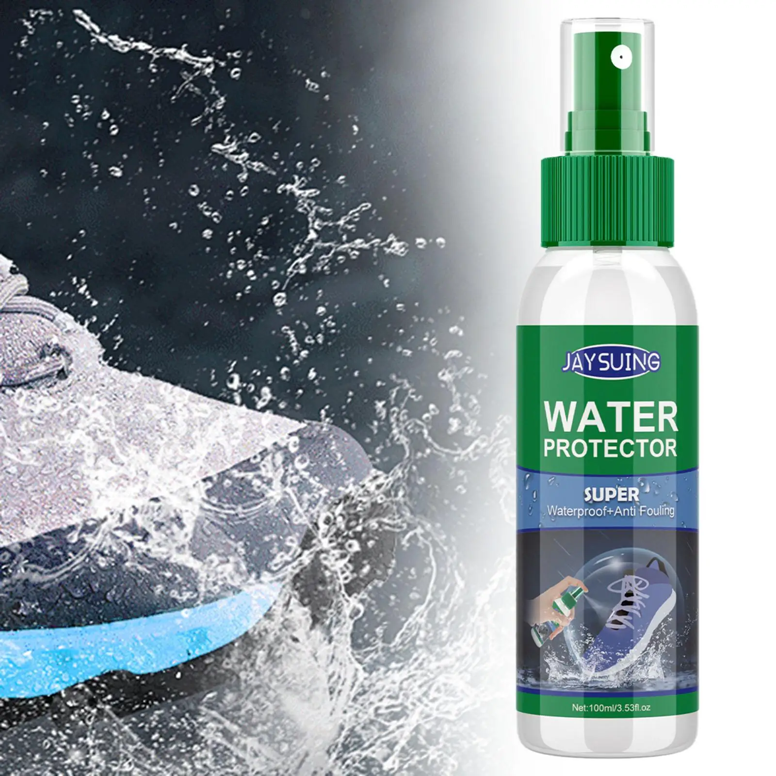 Shoe Protector Spray Hydrophobic Coating Waterproofing Spray Easy to Use Waterproof for Suede Leather Sneaker Fabric Canvas