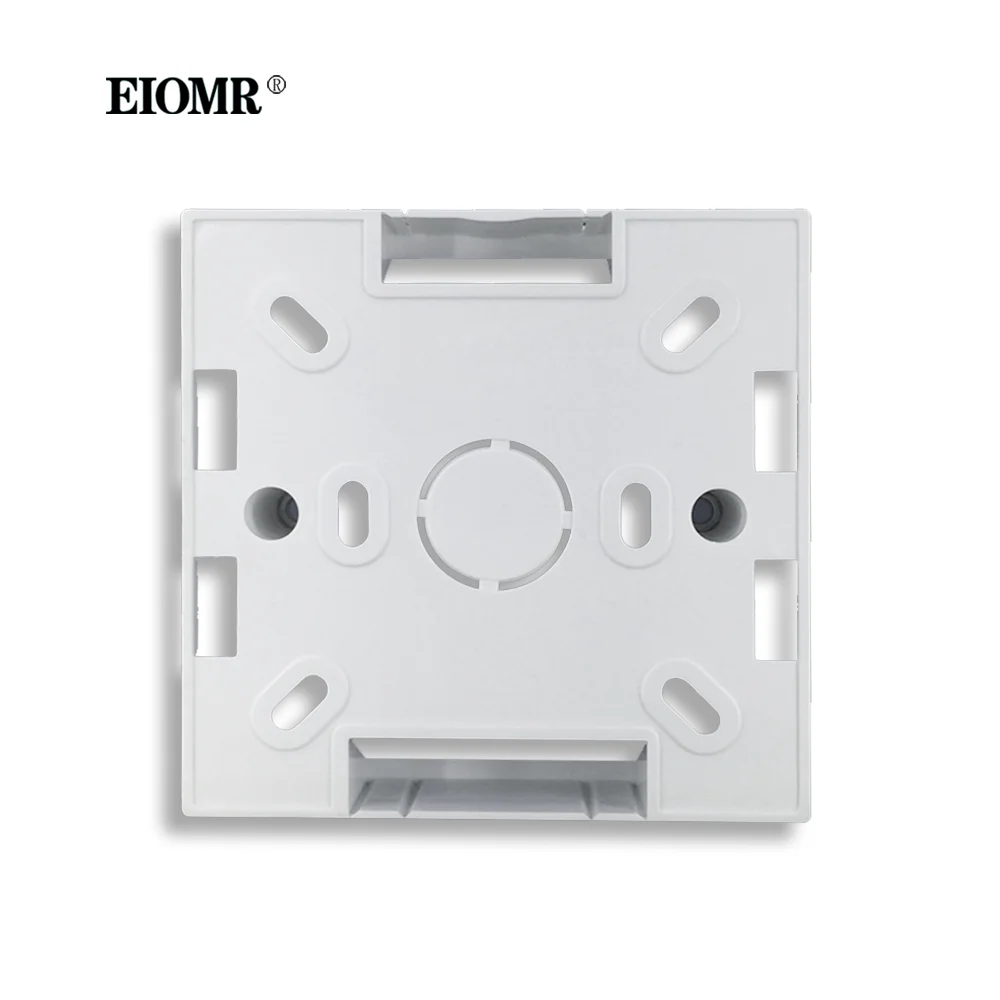 Socket Switch Box External Mounting Box 86mm*86mm*35mm for EU UK Standard Switch Socket For Wall Surface
