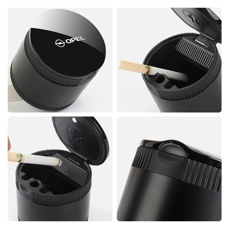 Auto Aschenbecher Für Opel Modelle - Edelstahl Aschenbecher Mit Geruchsdichtem Deckel