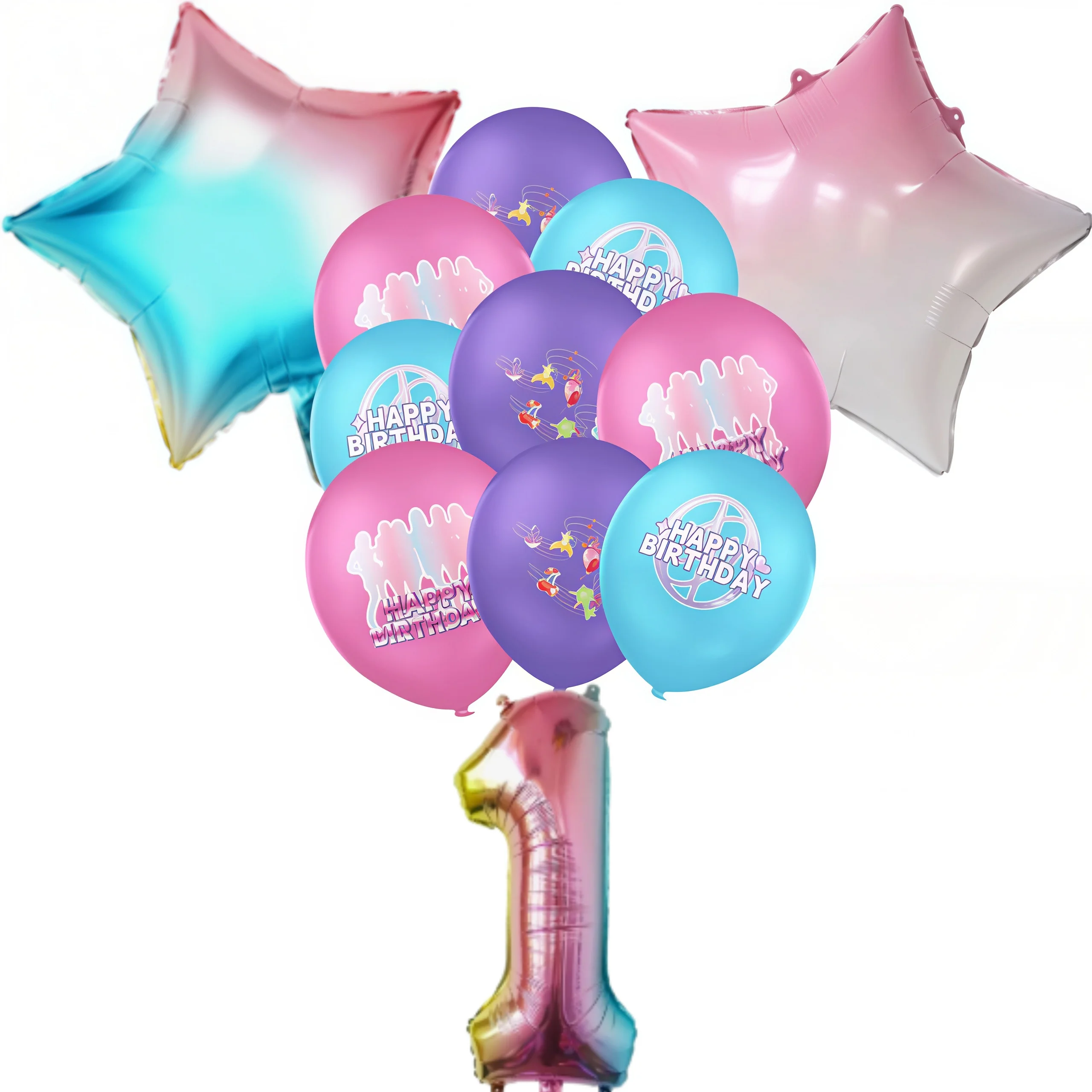 Katseyes Kpop Luftballons Geburtstagsdekoration Kpop Girls Group Flagge Pappteller Banner Becher Kuchen Geburtstagsgeschenk – Detail 5