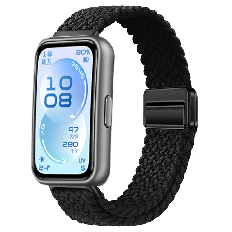 Braided Nylon Magnetic Buckle Adjustable Strap