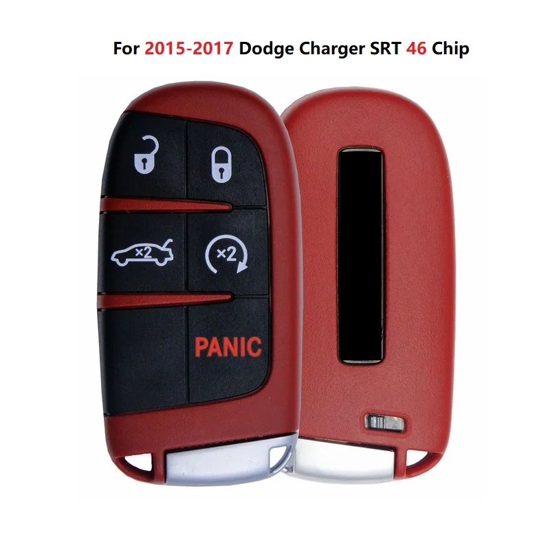 

CN087048 For 2015-2017 Dodge Charger SRT Smart Remote Key 46 Chip Fob w/ Engine Start Aftermarket Key