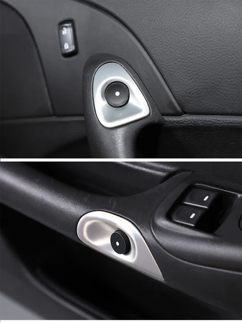 Carbon Fiber Door Lock Panel Trim Sticker For Corvette C6 2005-2013 – Interior Accent