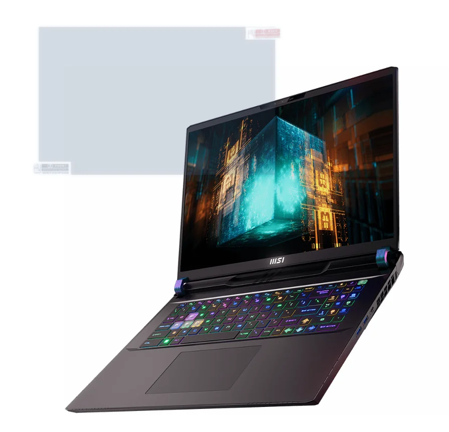 3 Pz/Pacco Trasparente/Opaco Per Msi Titan Gp78Hx (2023) Msi Vector Gp78 Hx 13Vh (2023) Pellicola Proteggi Schermo Per Laptop Da 17.3 Pollici