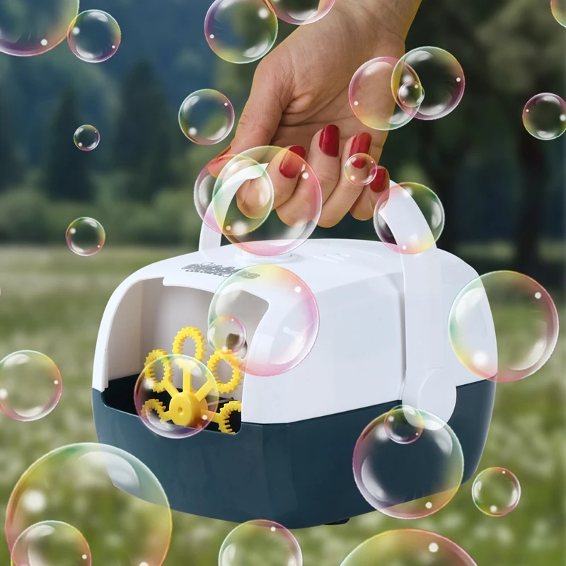 Astronaut Bubble Machine para crianças, Bubble Gun, lançador de