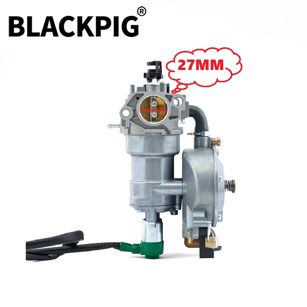 5KW 8KW EG6500 188F 190F 192F 발전기 LPG 기화기 발전기 부품 용 이중 연료 변환 키트 390cc/420cc 변위