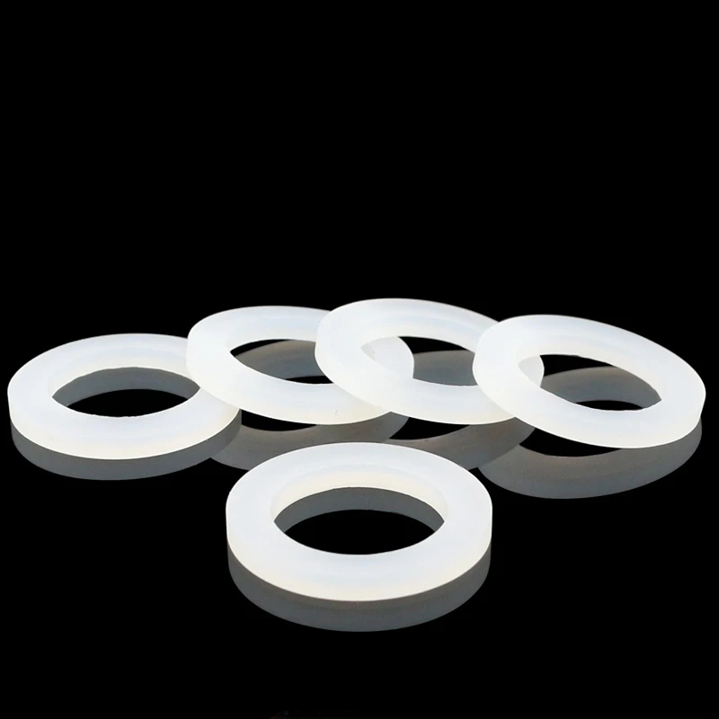 

10pcs silicone gasket 20-50mm gasket leak proof rubber gasket, high temperature resistant sealing ring, external tooth direct