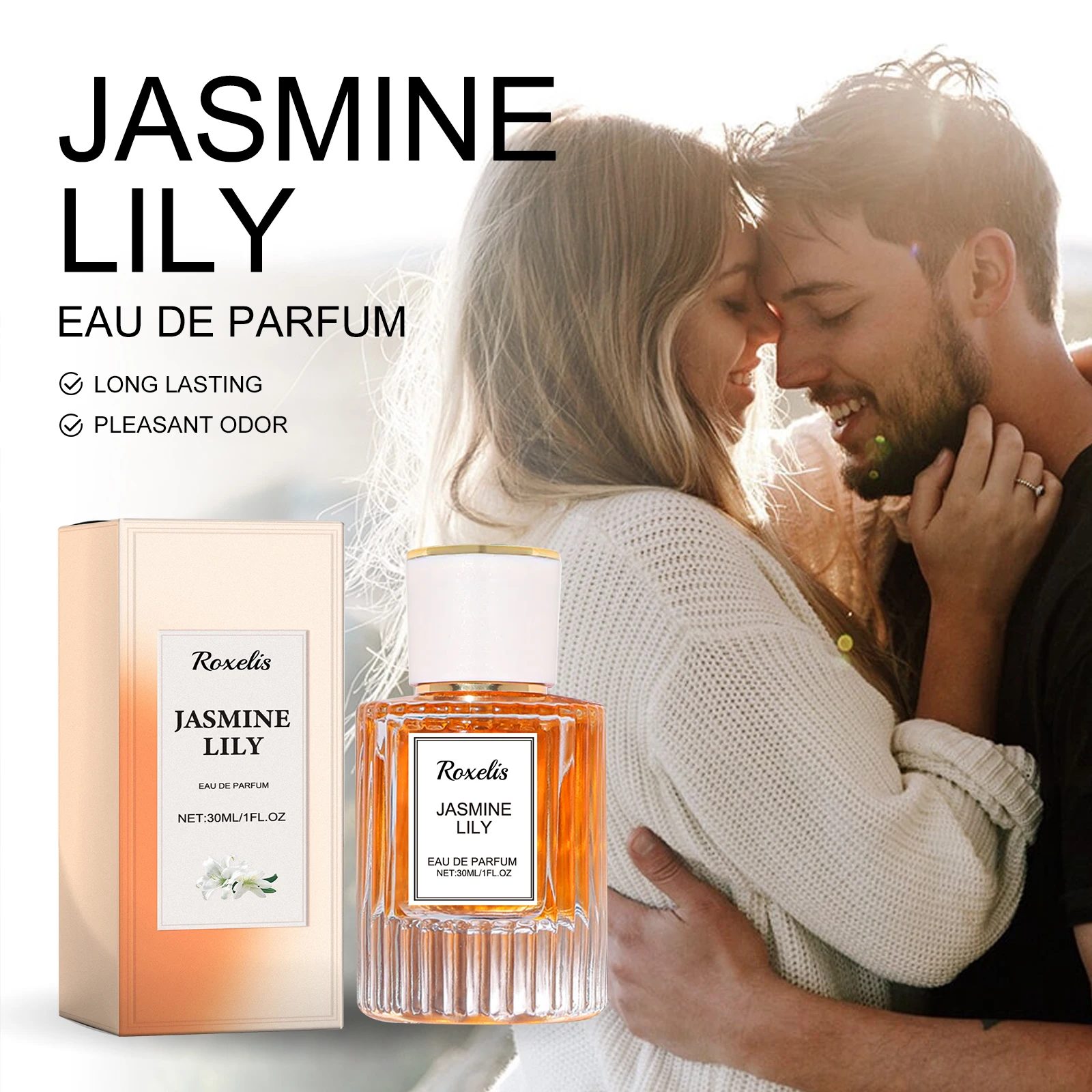 Roxelis Lily Women's Pheromone Perfume Wrist, Ear, Neck, Natural And Lasting Fragrance, Exquisite And Elegant, Feminine Charm_voghion.com