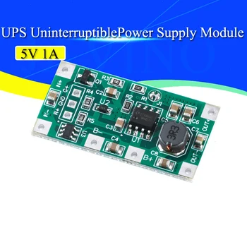 Uninterruptible Power Supply Board ชาร์จโมดูลสําหรับ 18650 แบตเตอรี่ลิเธียมแบตเตอรี่ UPS แรงดันไฟฟ้า DC 5V 1A Uninterru 1