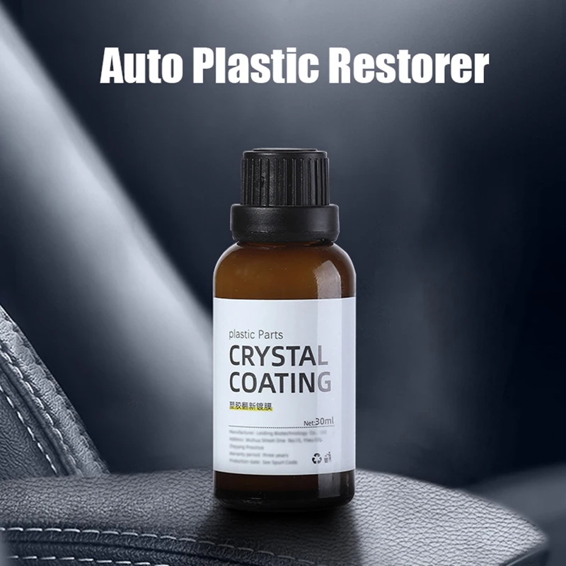 

Auto Plastic Restorer Back To Black Gloss Car Cleaning Products Auto Polish And Repair Coating Renovator For Car Detailing