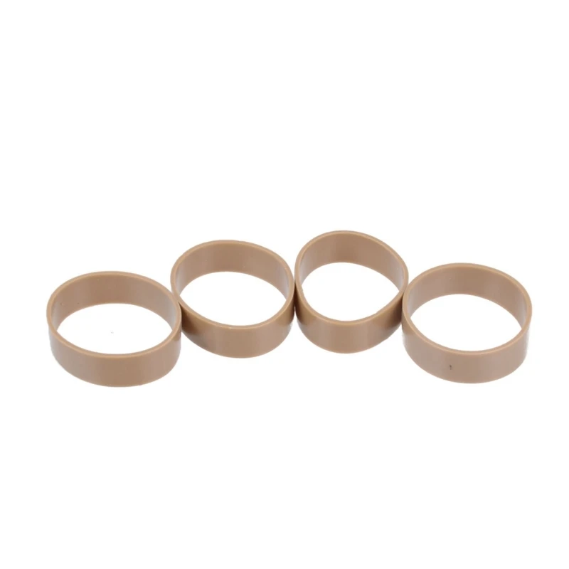 4 Pieces Heavy Duty Rubber Bands, Tactic Rubber Bands, Black Elastic Thick Outdoor Bands for Hiking Survival Camping Hunting 4