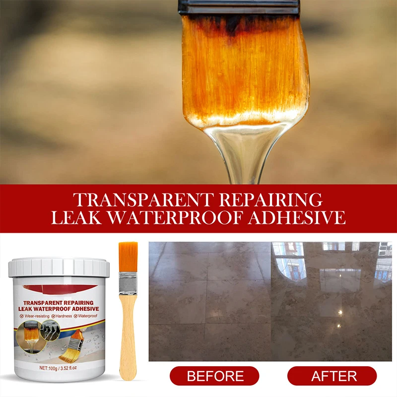 Invisible waterproof Sealant Transparent Sealing Coating Toilet Repair Tools Strong Sealant for Roof Leakage Crack Seepage waterproof sealant