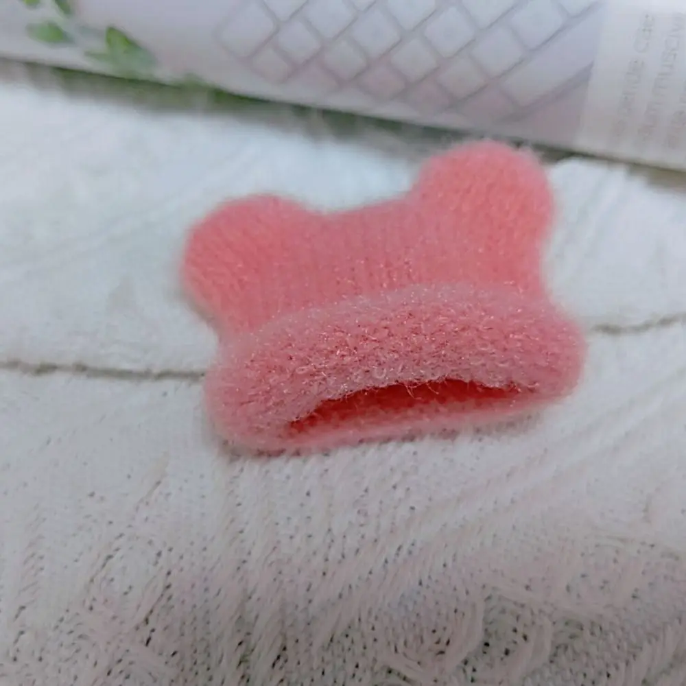 Knitted Mini Knitted Hats Handmade Materials Colorful DIY Doll Decorative Cap Cute Mini Knitted Finger Cap Children Gift