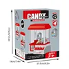 Mini Claw Game Machine Arcade Toy Grabber Machine for Kids Candy Machine Retro Carnival Music and 24 Game Coins Birthday Gift 6
