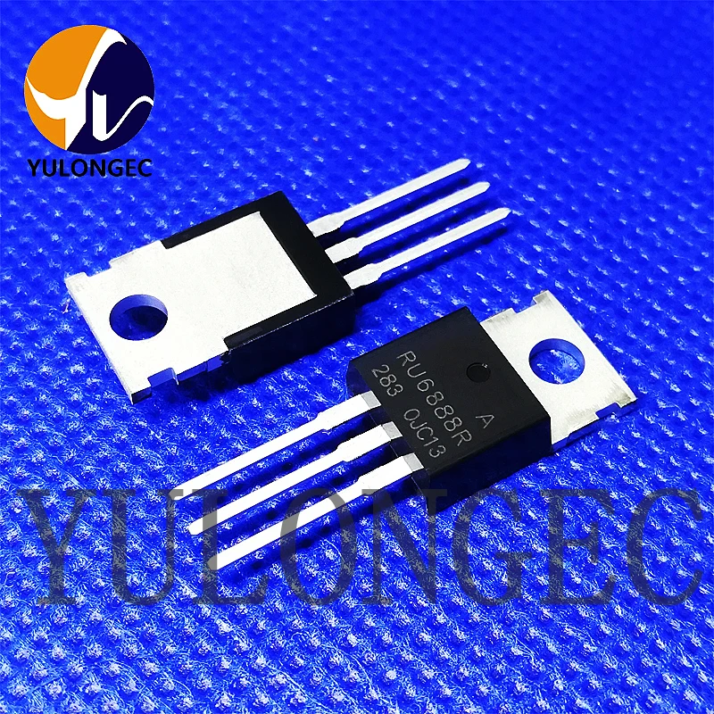 MOSFET de puissance à canal N d'origine, puce TO-220, RU6888R, 68V, 88A, 6mOhms, 10 pièces