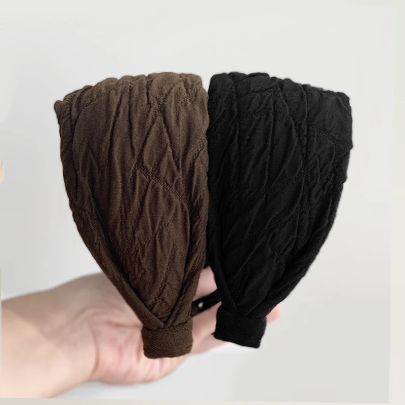 Winter Warm Breites Haarband Für Frauen Mädchen Süße Haar Hoop Verdickt und Baumwolle Hinzugefügt Mode Haar Zubehör Diademas
