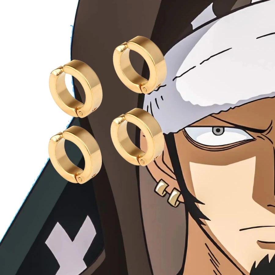 Anime earring Sauron Zoro male clip on no piercing gift dangle earrings drop earrings pendant earrings long earrings dome teardrop earrings