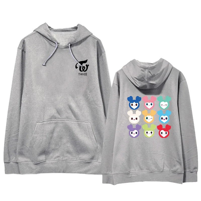 KPOP LOVELYS Album Hoodie Hip Hop Casual Loose Hooded Clothes Pullover Print Long Sleeve Sweatshirts kawaii Cartoon hoody 2
