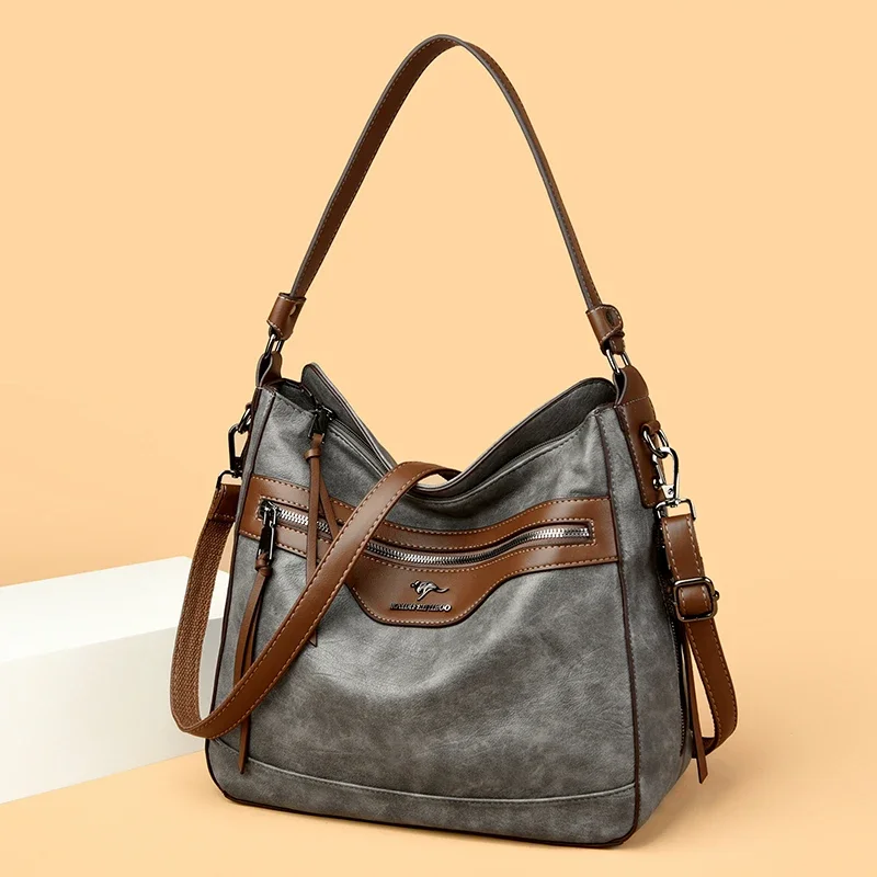 Borse a tracolla ad alta capacità borsa a tracolla grande di alta qualità borsa a tracolla di design di lusso Messenger Sac Casual Tote Bags Sac - immagine 6