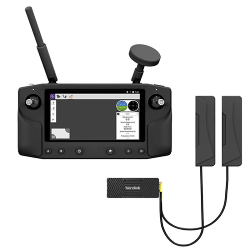 20KM Long Range Herelink 5.5in Screen Displays 2.4GHz  HD Digital Video telemetry Transmission System HDMI 720P 1080P 30/60fps