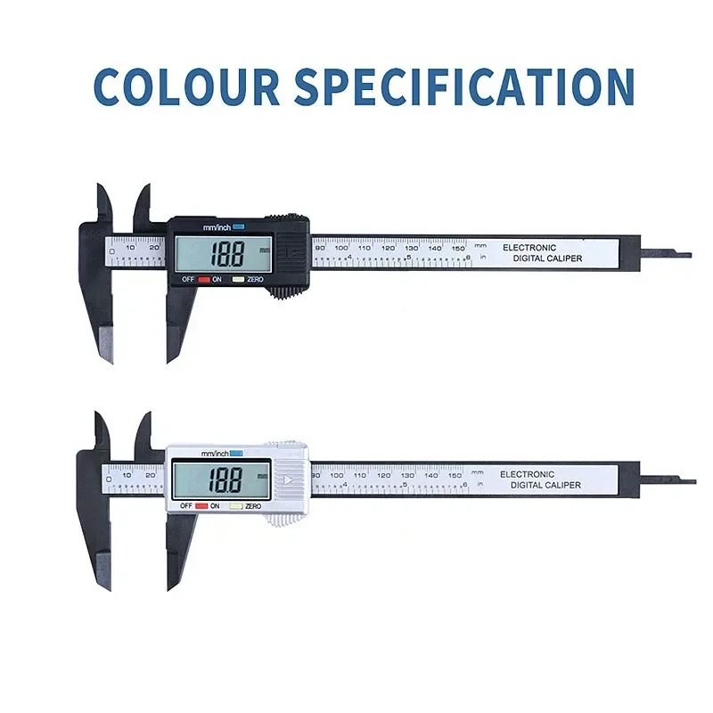 Car Accessories Electronic Digital Display Vernier Caliper 0-150mm Portable Auto Repair Parts Thickness Detection Tool Hot Sell 3