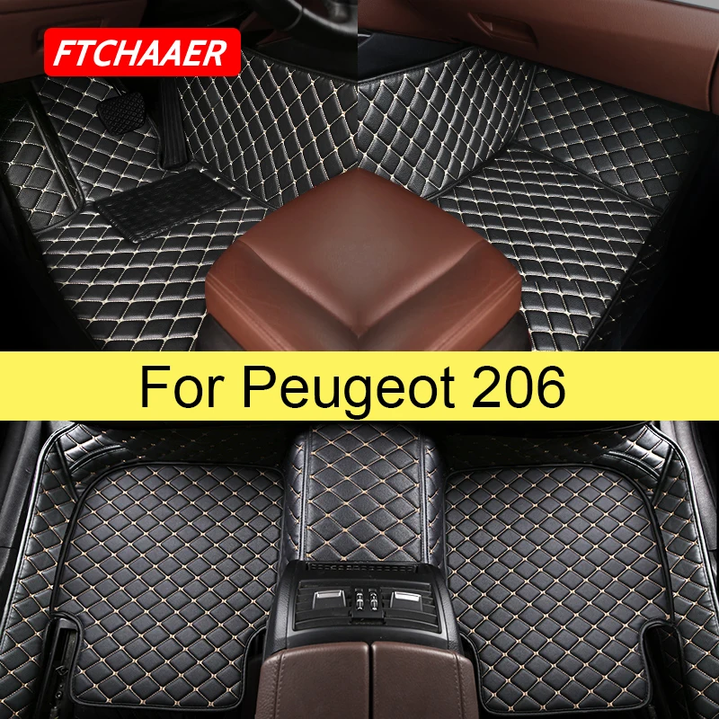 Ftchaaer Car Floor Mats For Peugeot 206 206sw 206hatchback 2 Volumi