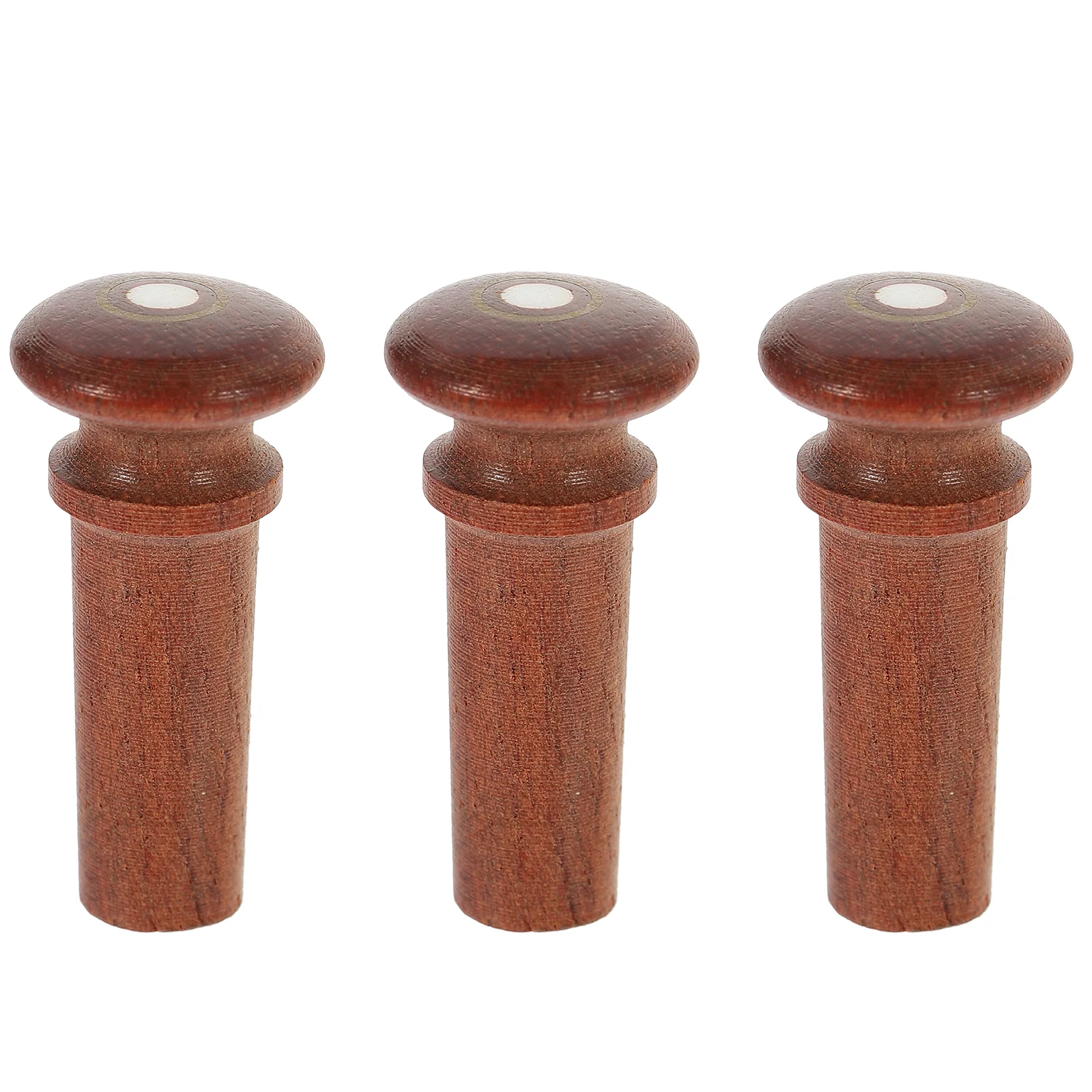 

6 Pcs Violin Tail Button Screws Bridge Pegs Chinrest Wood Endpin Plugs Dedicated