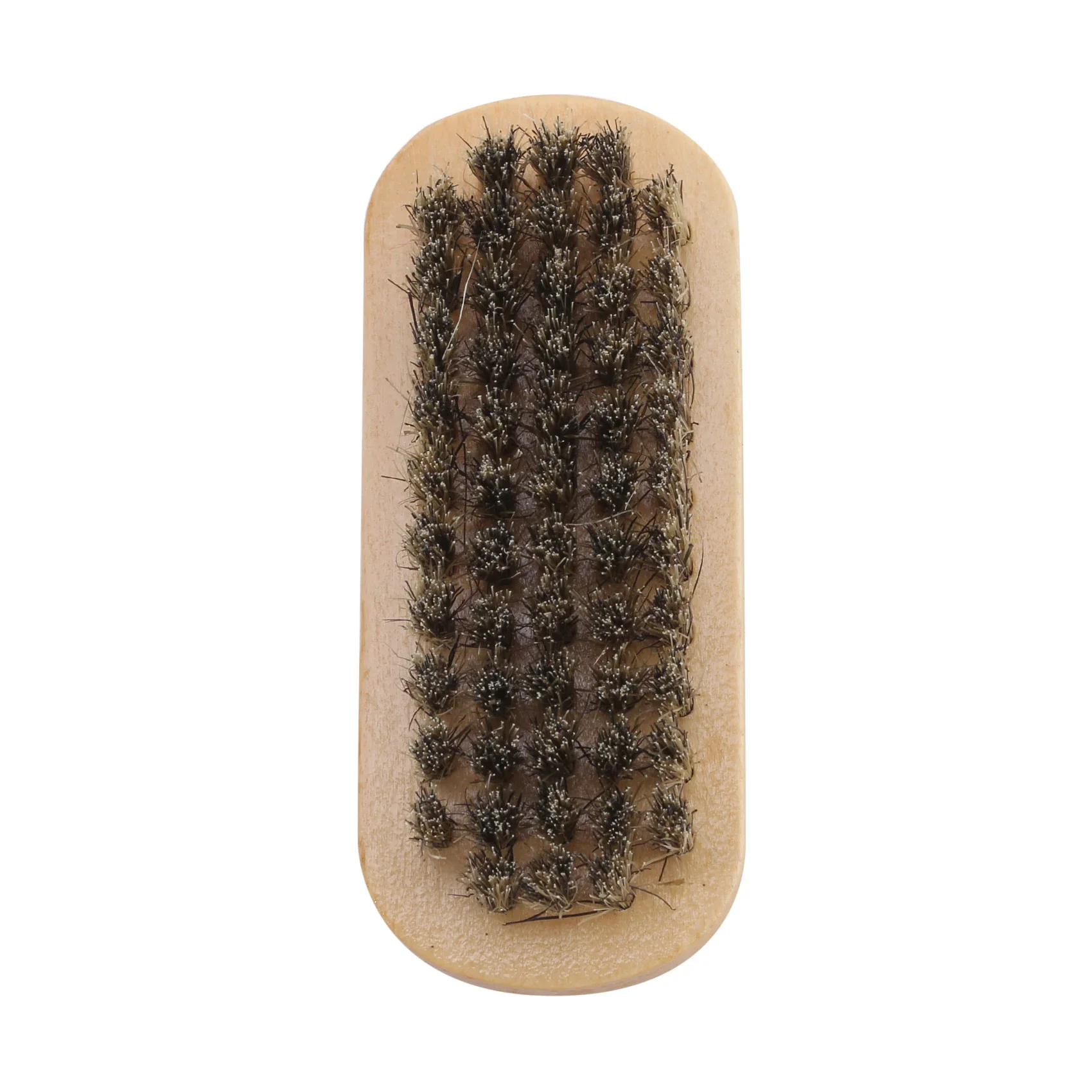 Shoe Shine Brushes Polish Bristles Boots Shoes Leather Care Cleaning Polishing Brush Convenient Nubuck Boot Pig Hair Tool 4