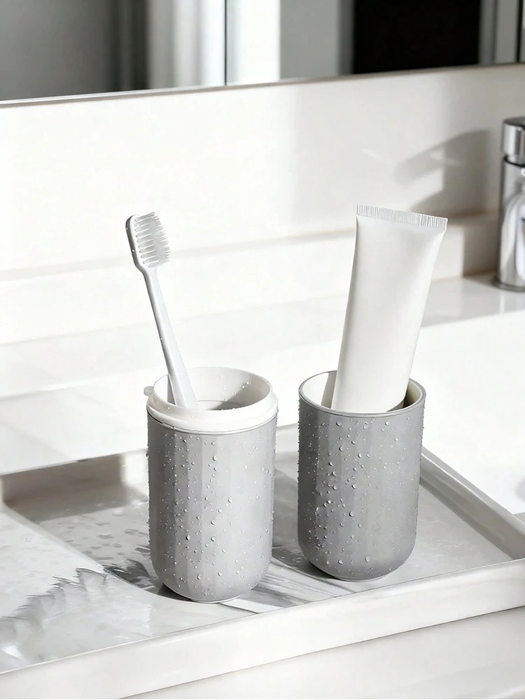 Portable Travel Toothbrush And Toothpaste Holder Cup Case_voghion.com