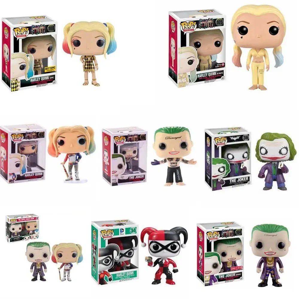 thumbnail image 1 of FUNKO POP DC Comics Suicide Squad The Joker Figuras de acción de vinilo Juguetes coleccionables Modelo Juguetes para niños Regalos de cumpleaños, 1 of 5