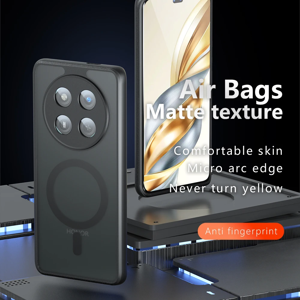 Luxury Magsafe Armor Shockproof Bumper Phone Cover
