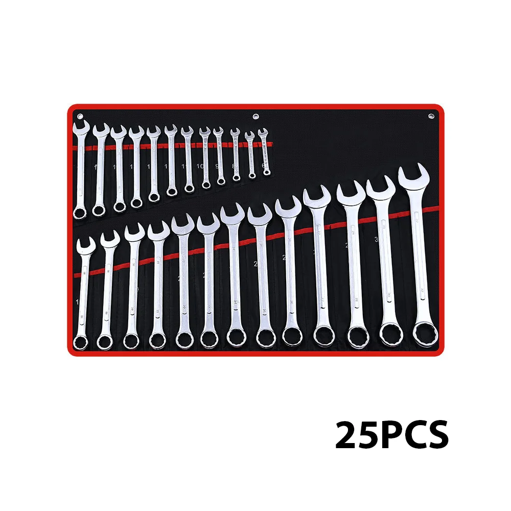 **Profi Schraubenschlüssel Set 25-tlg. | 6-32mm | Ring- &amp; Maulschlüssel | Fahr